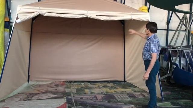 Сборка разборка складной палатки 2х3м Www.shatry3.ru