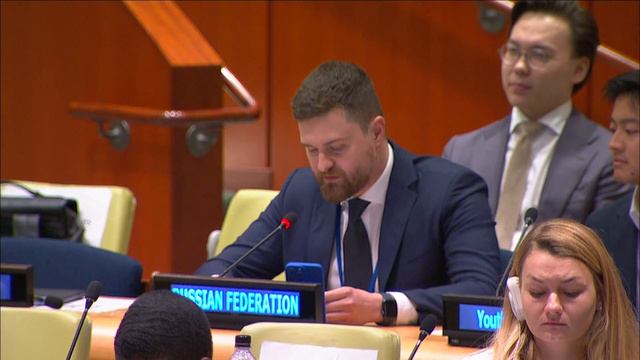 Statement by representative of the Russian Federation Mr. Kutyin at the ECOSOC Youth Forum