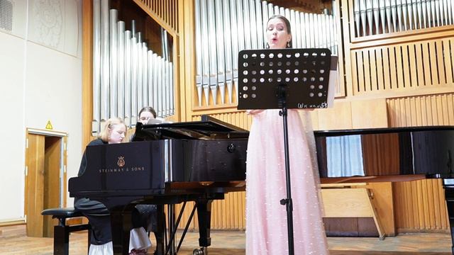Екатерина Бабич исполняет арию графини "Dove sono". Фортепиано — Дарья Маслова