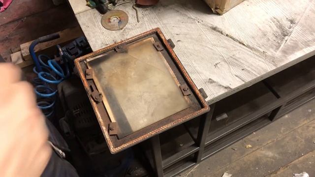 Реставрация печи для гаражаGarage Stove restoration