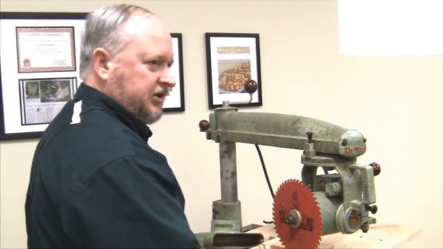 2014-02-01 About Radial Arm Saws - Woodworking Classroom Recording