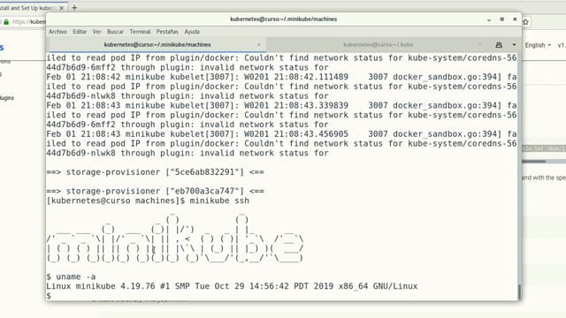Kubernetes 13- Algunos comandos con minikube
