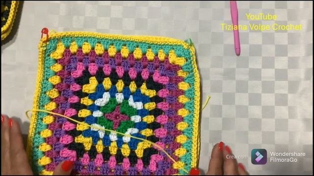 TUTORIAL GRANNY SQUARE GLAMOUR ? Tiziana Volpe Crochet ?