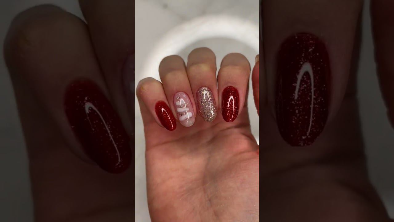 My manicure for New Year 2023 #nailart #nails #nail #easynailart #nailpolish