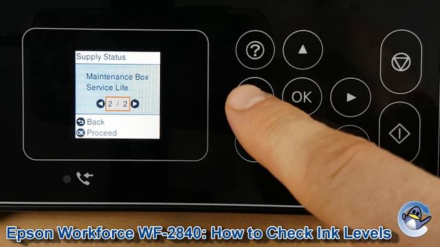 Epson WorkForce WF-2840DWF: How to Check Estimated Ink Levels