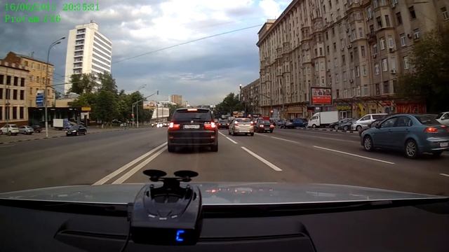 Видеорегистратор ProCam ZX6, пример записи.