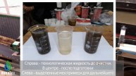 Утилизация промышленных стоков, очистка воды, обезвоживание шламов