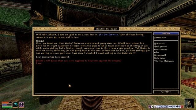 Morrowind Mod: Tamriel Rebuilt (Gameplay OpenMW) Fighters Guild Quests #10