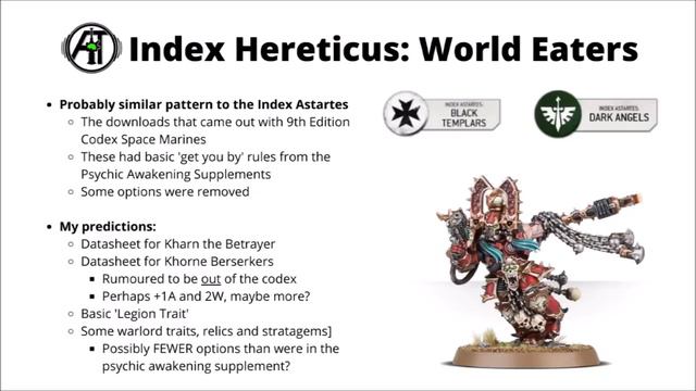 Index Hereticus: World Eaters - What New Rules are coming in June?