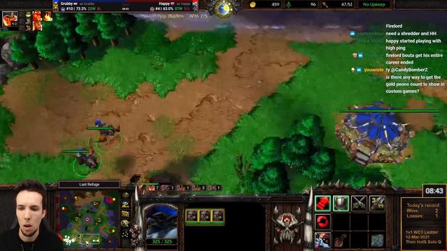 Grubby | WC3 | Firelord Against HAPPY?!