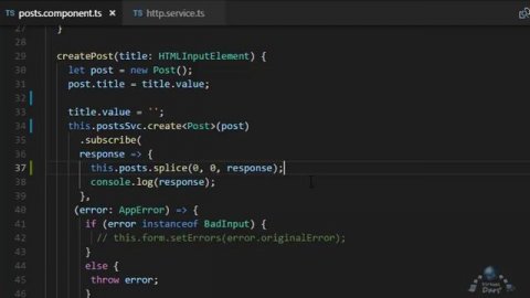 Angular asoslari. 8-Bo'lim, 8-Dars. Generic'lar va rxjs'ning map operatori haqida.