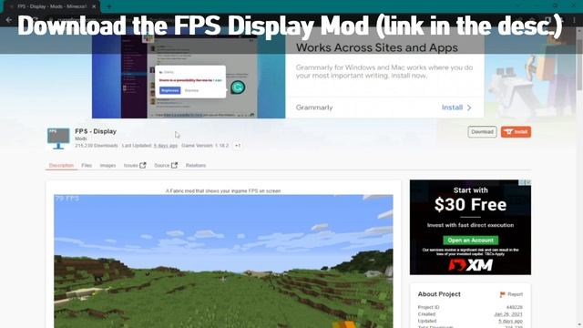 How To GET FPS Counter In Minecraft (NO F3)