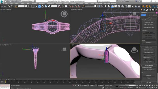 Ювелирные изделия в Autodesk 3Ds Max