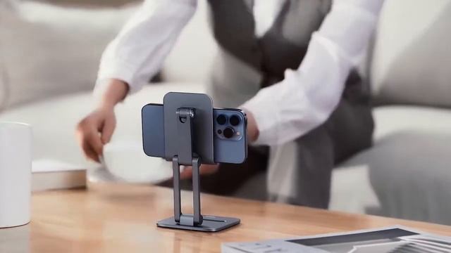 Giá Đỡ Điện Thoại iPad Hợp Kim Nhôm Xếp Gọn Baseus Desktop Biaxial Foldable Metal Stand