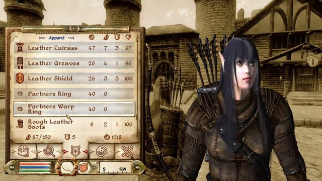 Elder Scrolls Oblivion IV:  Ophelia's flashing eyebrows & getting lost Ep 9