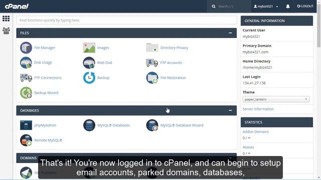 How to Login to cPanel
