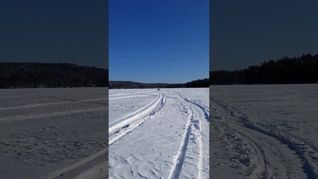 So fast it's slow... Artic cat snowmobiling