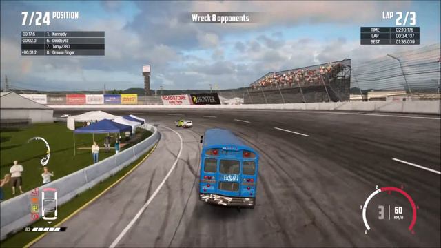 Wreckfest Deluxe Edition - Destroy All Supervans! - Big Valley Speedway - Playstation 4