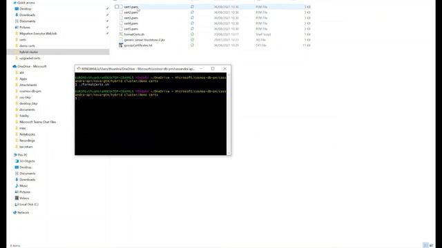 Configure a hybrid cluster with Azure Managed Instance for Apache Cassandra
