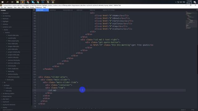 PSD TO HTML Convert Part - 4 Bangla Tutorial.