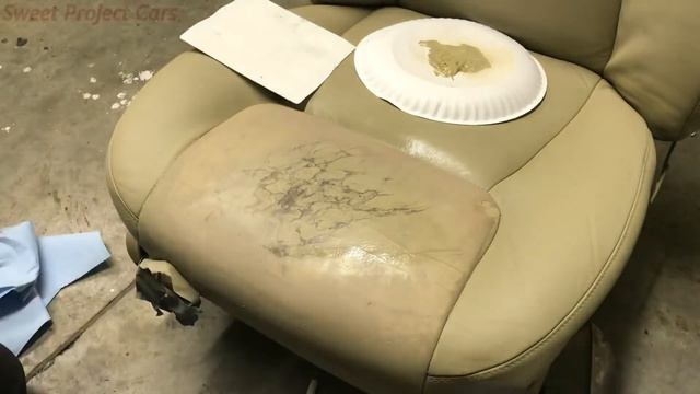 BEST Method to REPAIR a HOLE in LEATHER or VINYL Seats