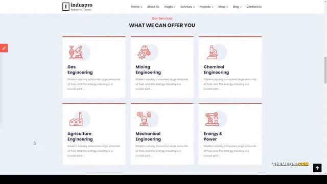 Induspro - Factory and Industrial WordPress Theme industry machinery Aizawa