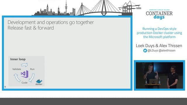 Running a DevOps style production Docker cluster using the Microsoft platform - Loek D. & Alex T.
