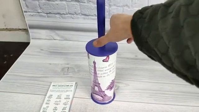 Ершик напольный для унитаза высокий Elif Эйфелева башня 530 | Ерш для туалета