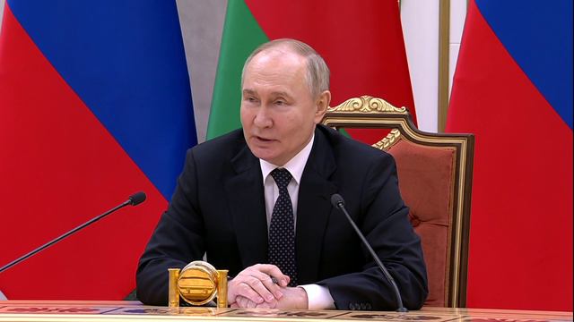 Путин и Лукашенко начали переговоры в Минске 24.05.2024.