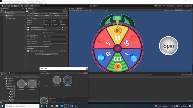 Fortune Spin Wheel - Real Physics Tutorial