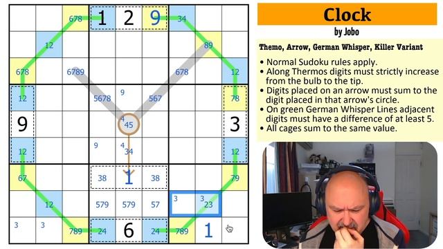 Ticking away Sudoku that breaks up a dull day.