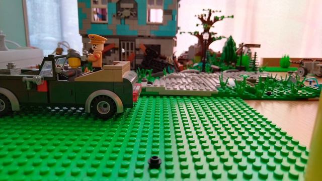 Гитлер едет на машине - Lego анимация