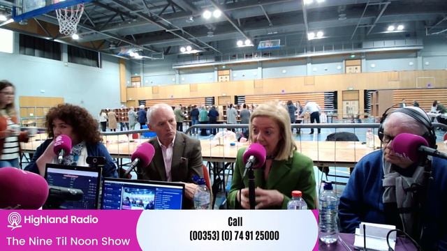 We are live from Aura Leisure Centre as counting continues in the family and care referenda