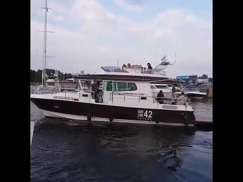 Морской катер Nord Star 42 на выставке в Санкт-Петербурге. | Yachts Expert