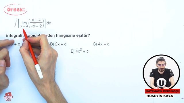 AYT Matematik Temel ve Orta Düzey Seans #36 / Belirsiz İntegral