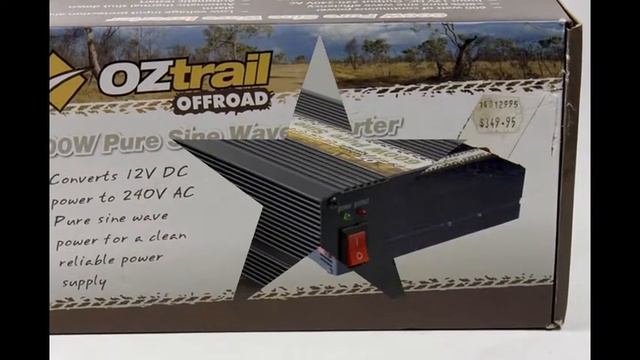 41406 - OZtrail Pure Sine Inverter 600W  compact and highly portable power inverter