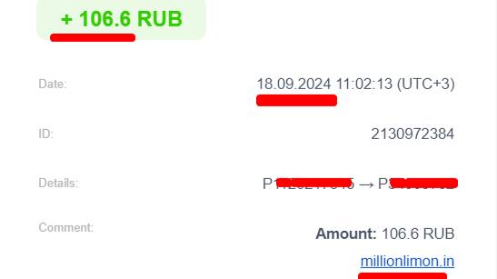 Платит + 106 RUB! Игра MILLIONLIMON Бонус при регистрации 86400🍋 Очередной вывод!