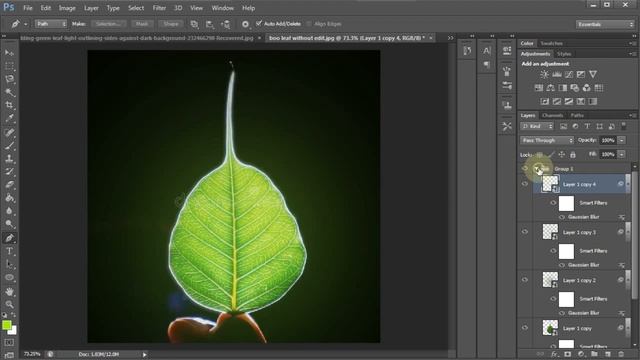 Glow Effect - Photoshop Tutorial | Glowing Effect Sinhala | GenexLK