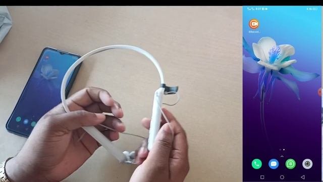 Sony WI-C400 Wireless Bluetooth ear Neckband Headphone how to connect with Mobile and its unpackin