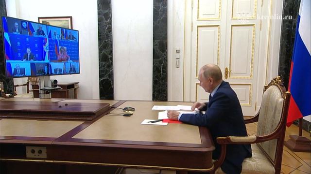 Владимир Путин. Совещание с постоянными членами Совета Безопасности 3 июня 2024 года
