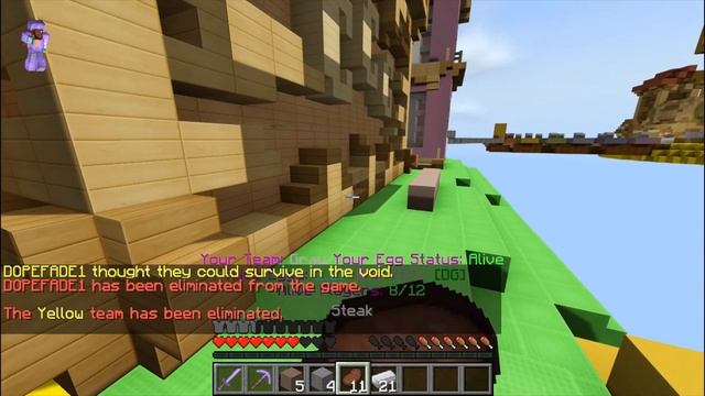 Level 100 on CubeCraft Bedrock