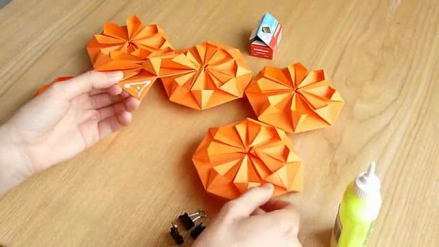 Как сделать кусудаму. Классическая кусудама.Modular Origami.
