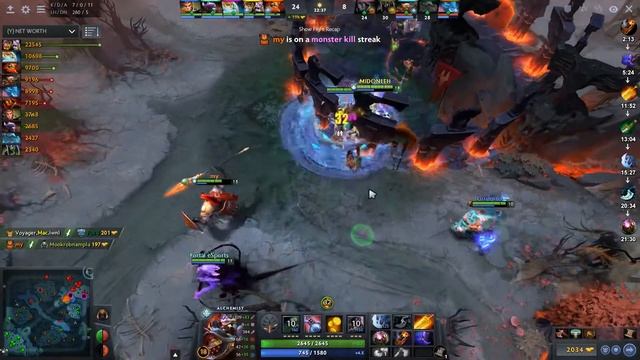 1208 gpm! Mac [Voyager] plays Alchemist!!! Dota 2 7.21