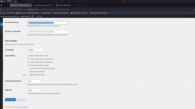How To Get Dbmovies API Key | Latest Video Dooplay 2.5.5 2023