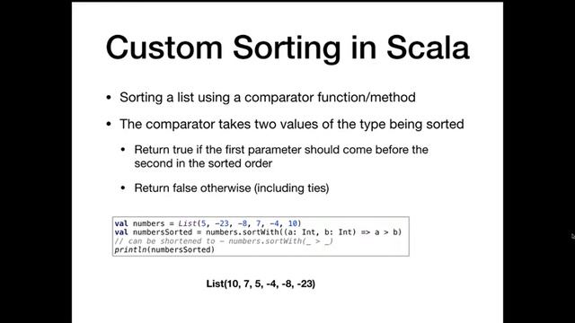 Lecture 15 4pm: Custom Sorting