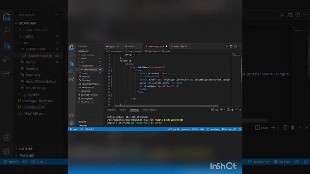 Build a simple Movies and TV series searching APP using ReactJS