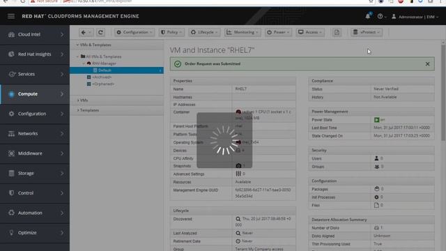 How to automate backup in RedHat CloudForms