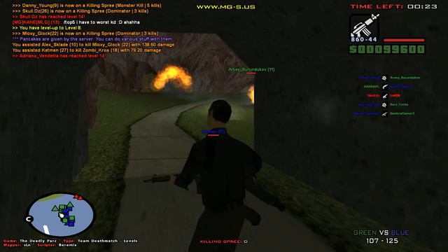 Gta San Andreas SAMP 0.3.7 обзор сервака Mini Games
