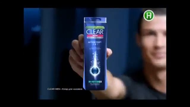 Clear Men шампунь реклама з Кріштіану Роналдо