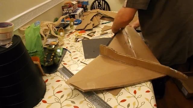 Cardboard Jet Glider Egg Carrier Part 1